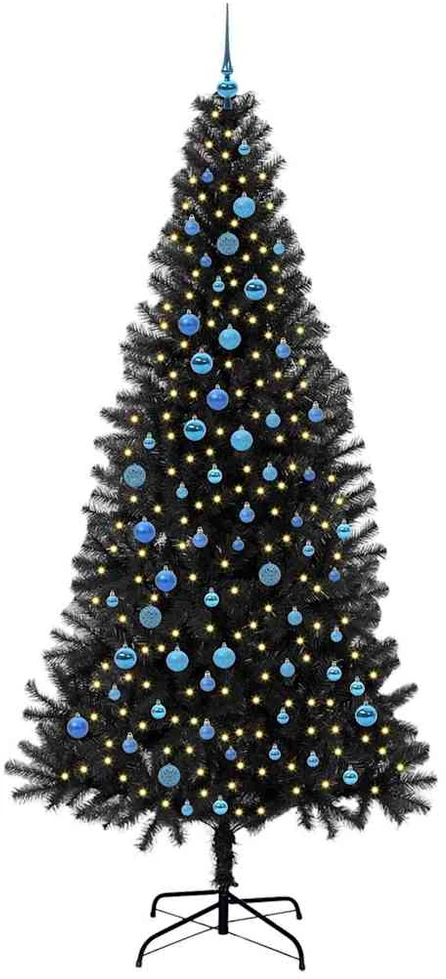 Kalėdų eglutė Juoda 240 cm PVC