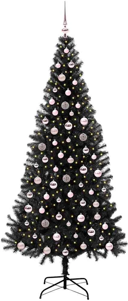 Kalėdų eglutė Juoda 240 cm PVC