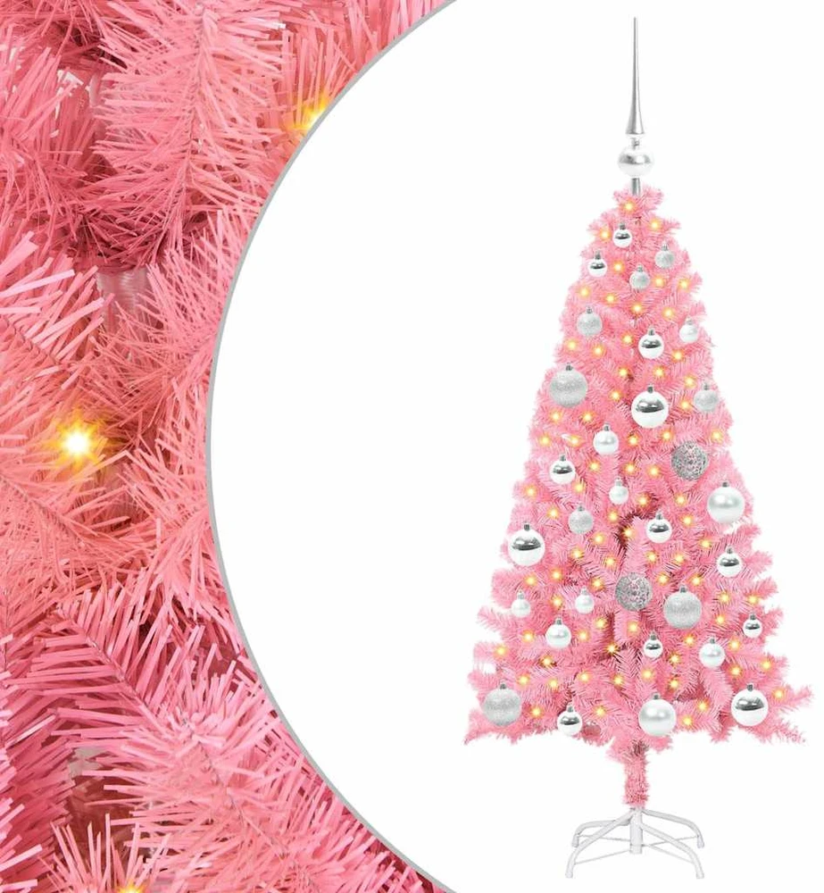 Kalėdų eglutė Rožinė 120 cm PVC
