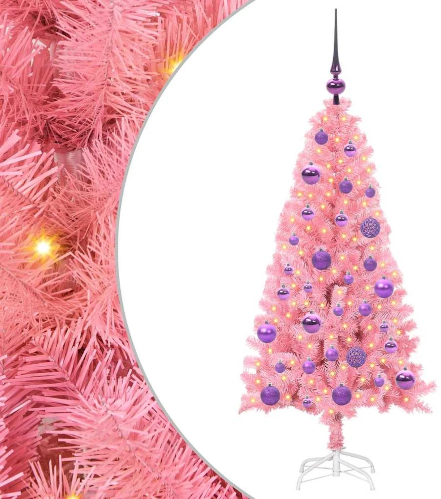 Kalėdų eglutė Rožinė 120 cm PVC
