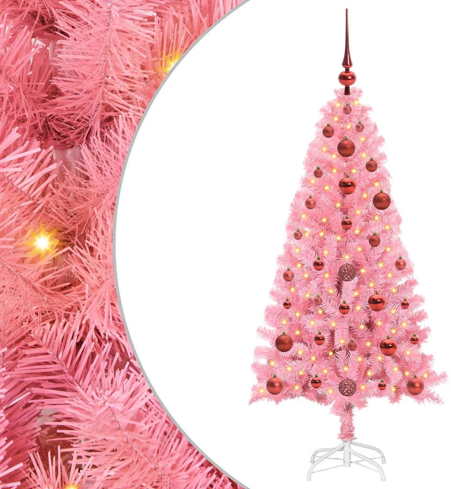 Kalėdų eglutė Rožinė 120 cm PVC