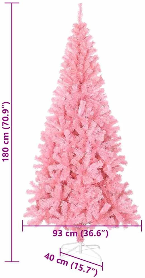 Kalėdų eglutė Rožinė 180 cm PVC