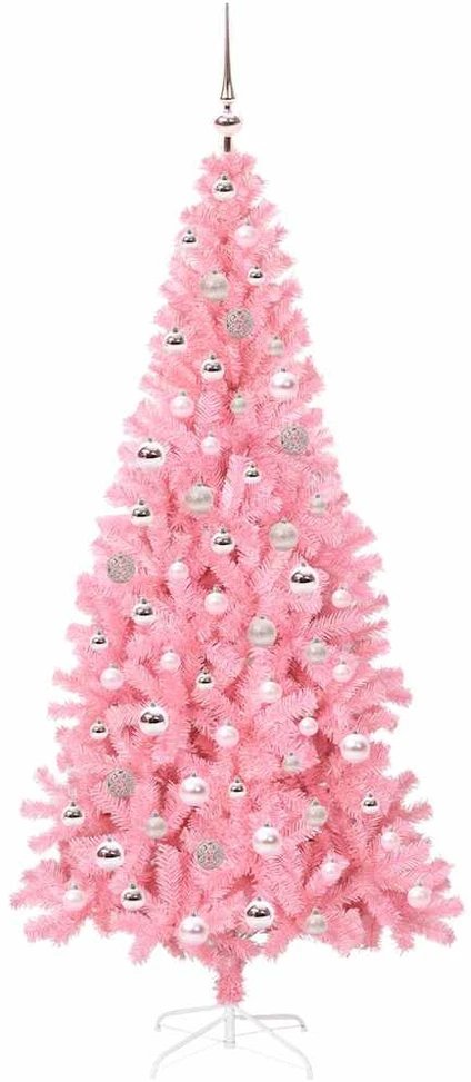 Kalėdų eglutė Rožinė 210 cm PVC