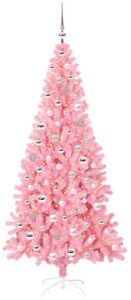 Kalėdų eglutė Rožinė 210 cm PVC