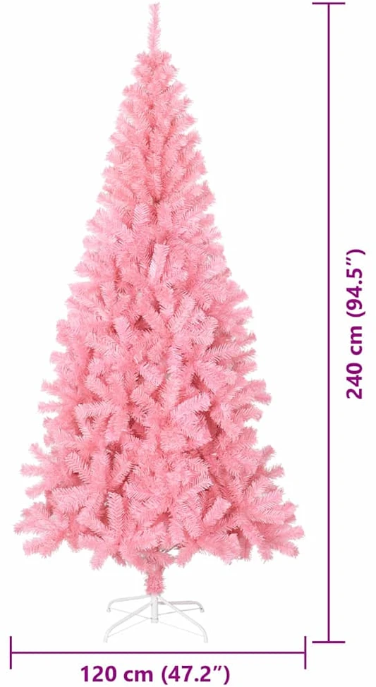 Kalėdų eglutė Rožinė 240 cm PVC