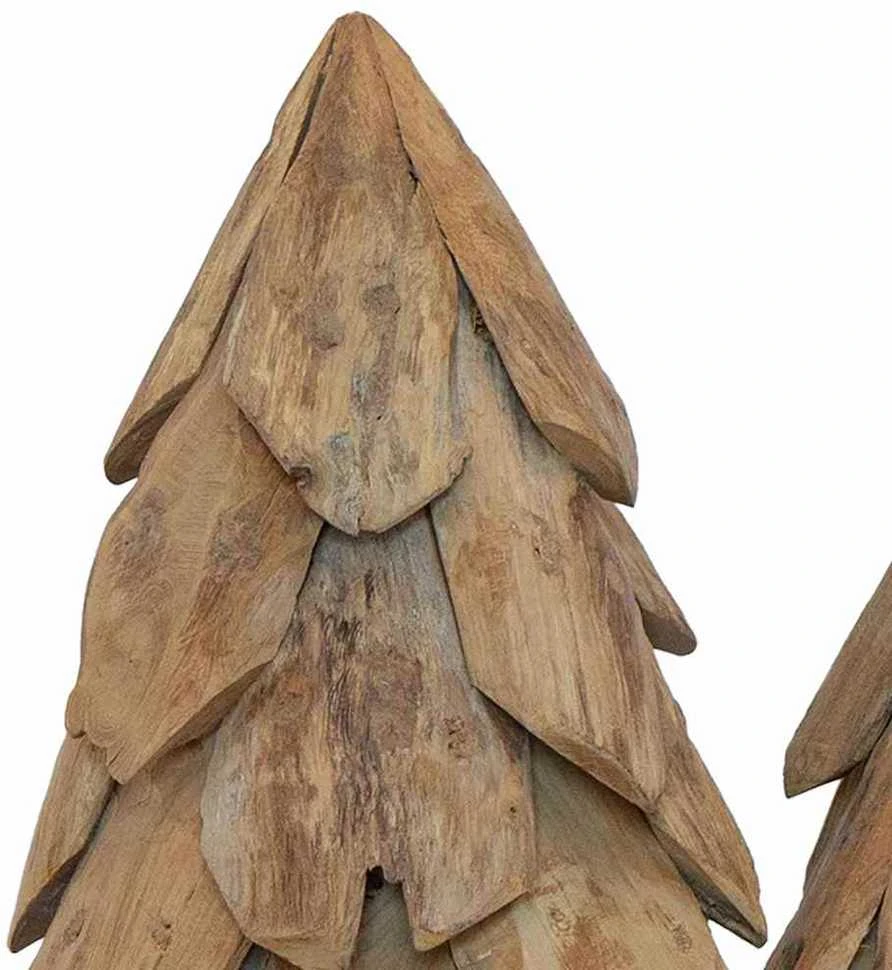 Kalėdų eglutė 3 vnt. Ruda 40 cm Tikmedžio masyvas