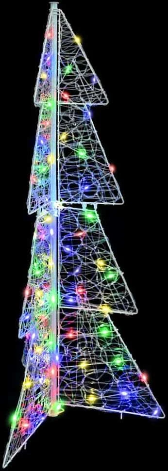 Kalėdų eglutė 100 LED Įvairiaspalvis 120 cm Akrilas