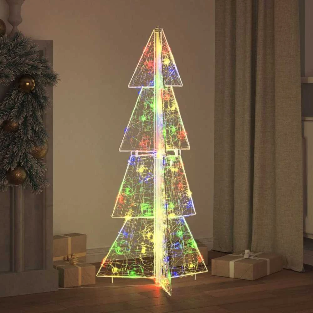 Kalėdų eglutė 100 LED Įvairiaspalvis 120 cm Akrilas