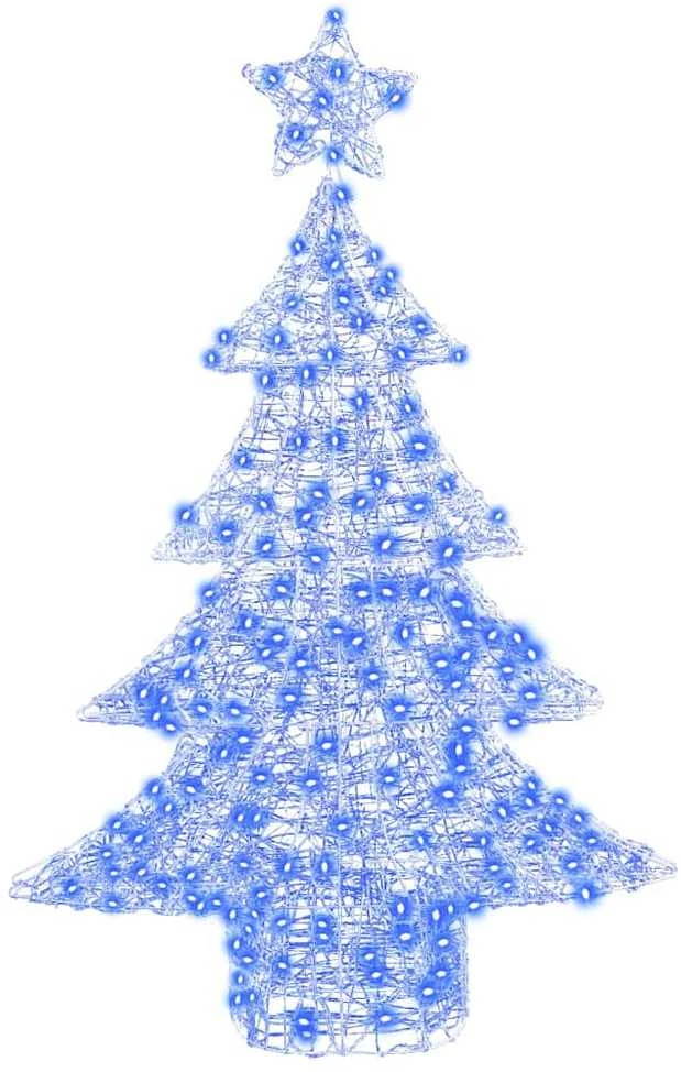 Kalėdų eglutė 100 LED Mėlyna 120 cm Akrilas
