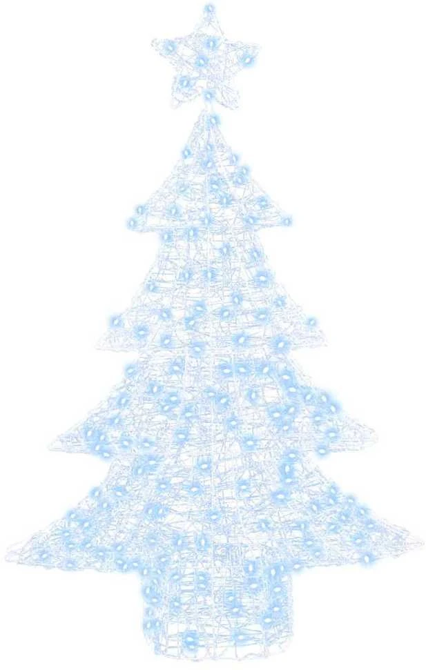 Kalėdų eglutė 100 LED Šalta balta 120 cm Akrilas