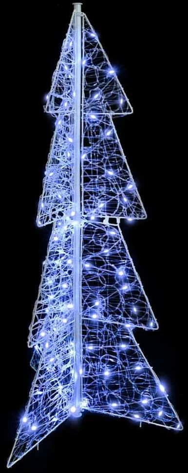 Kalėdų eglutė 100 LED Šaltas baltas 120 cm Akrilas