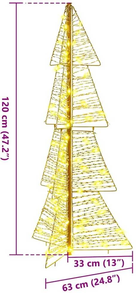 Kalėdų eglutė 100 LED Šilta balta 120 cm PET