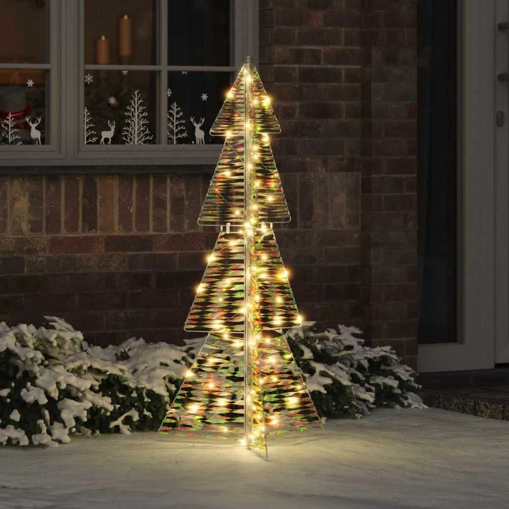 Kalėdų eglutė 100 LED Šilta balta 120 cm PET