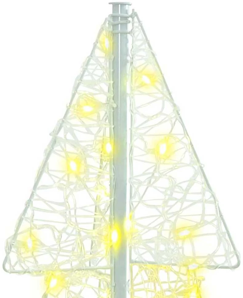Kalėdų eglutė 100 LED Šilta balta 120 cm Akrilas