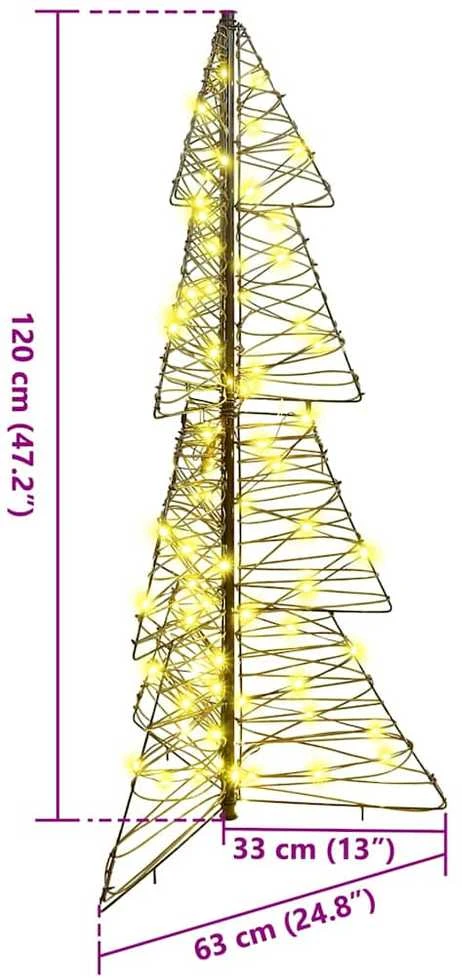 Kalėdų eglutė 100 LED Šilta balta 120 cm Ratanas