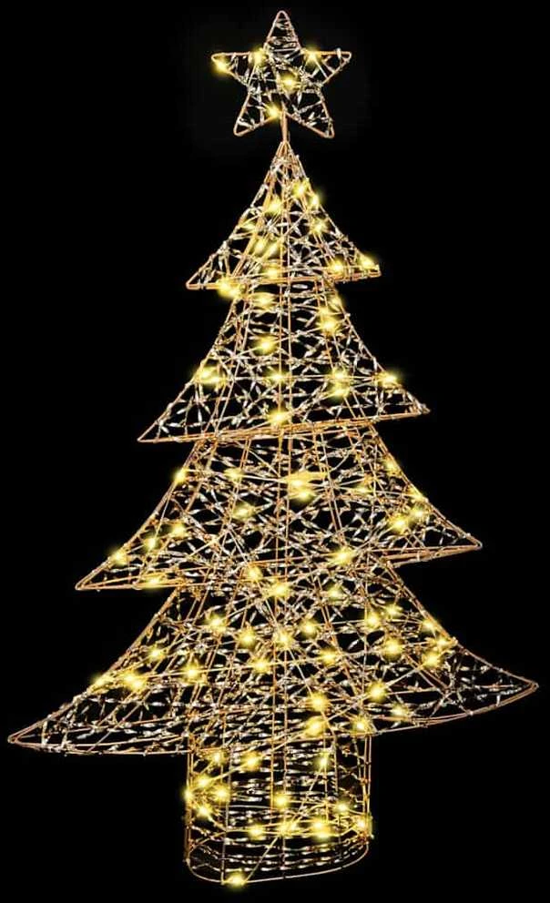 Kalėdų eglutė 120 LED Šilta balta 120,5 cm PET
