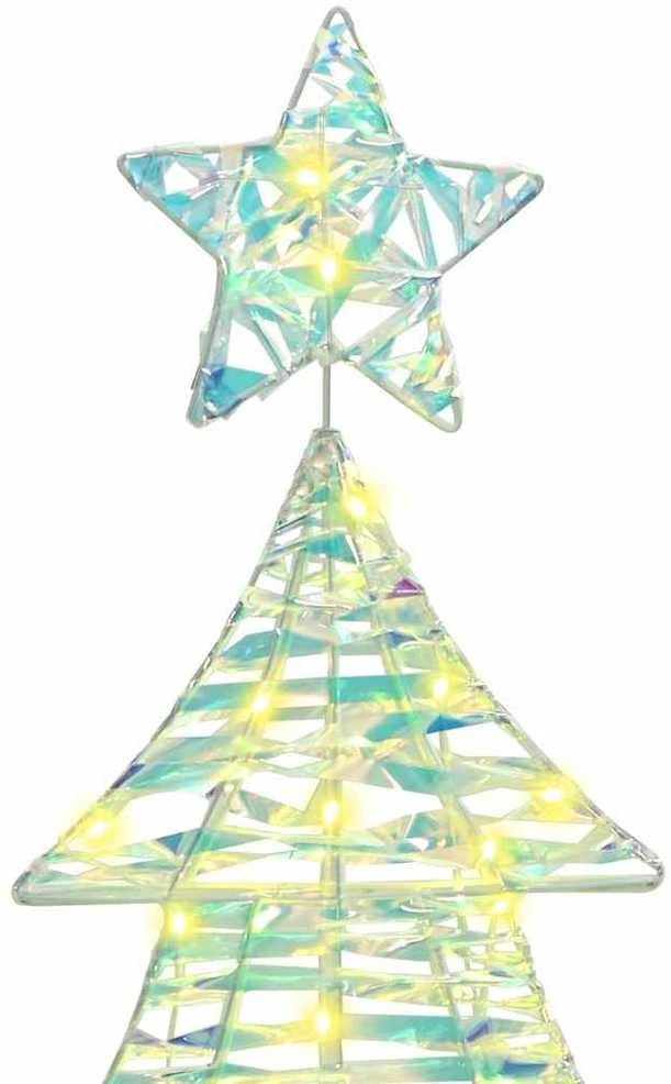 Kalėdų eglutė 120 LED Šilta balta 120,5 cm PET