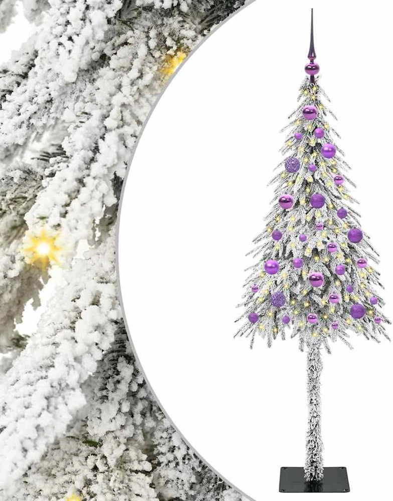 Kalėdų eglutė Balta 150 cm PE ir Plienas