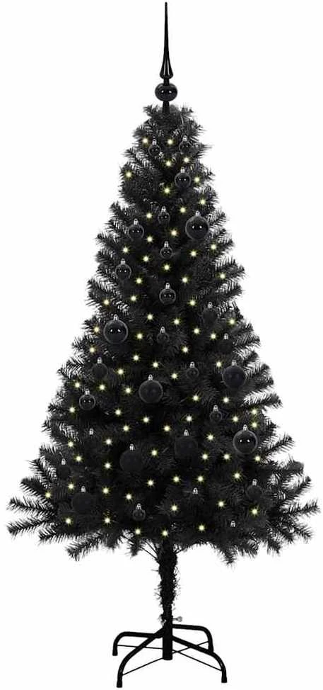 Kalėdų eglutė Juoda 150 cm PVC