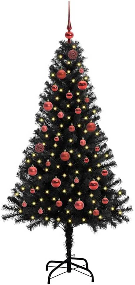 Kalėdų eglutė Juoda 150 cm PVC