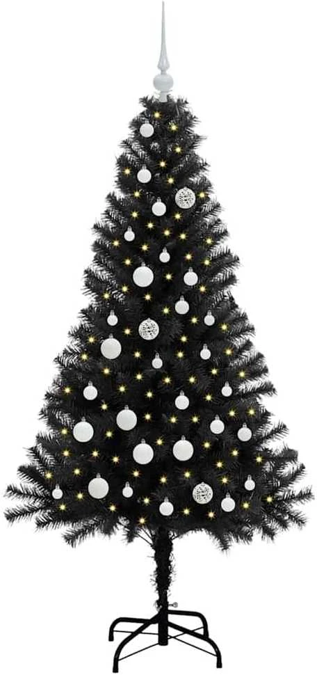 Kalėdų eglutė Juoda 150 cm PVC