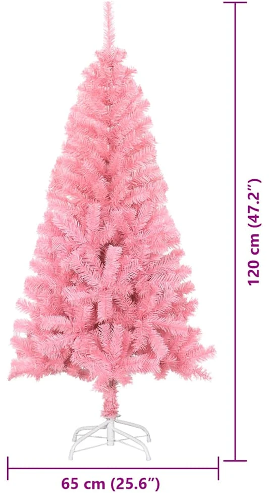 Kalėdų eglutė Rožinė 120 cm PVC