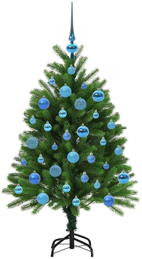 Kalėdų eglutė su 150 LED s stovu Žalia 120 cm PE