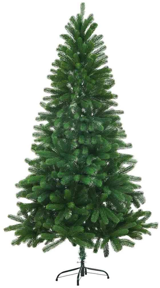 Kalėdų eglutė su 150 LED s stovu Žalia 150 cm PE