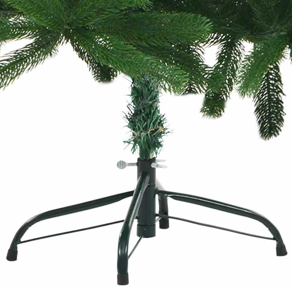 Kalėdų eglutė su 150 LED s stovu Žalia 150 cm PE