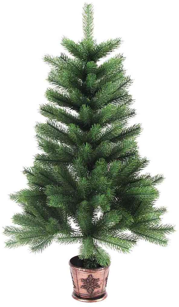Kalėdų eglutė su 150 LED s stovu Žalia 90 cm PE