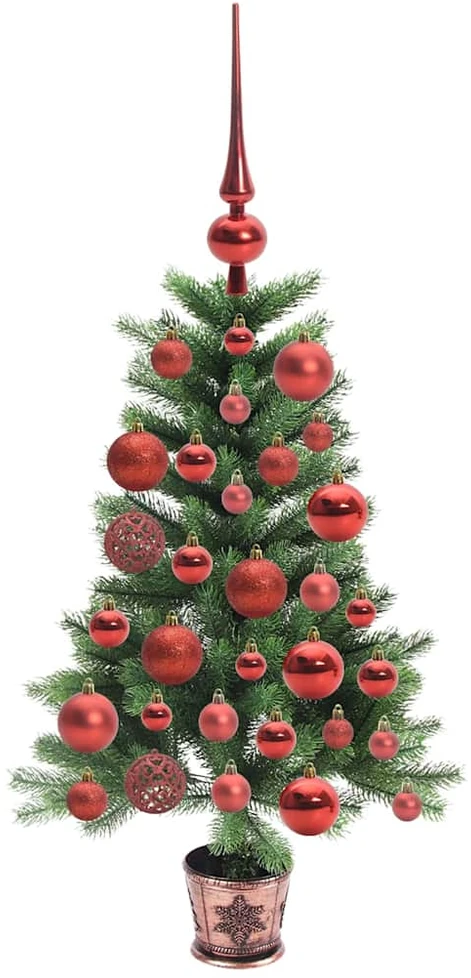 Kalėdų eglutė su 150 LED s stovu Žalia 90 cm PE