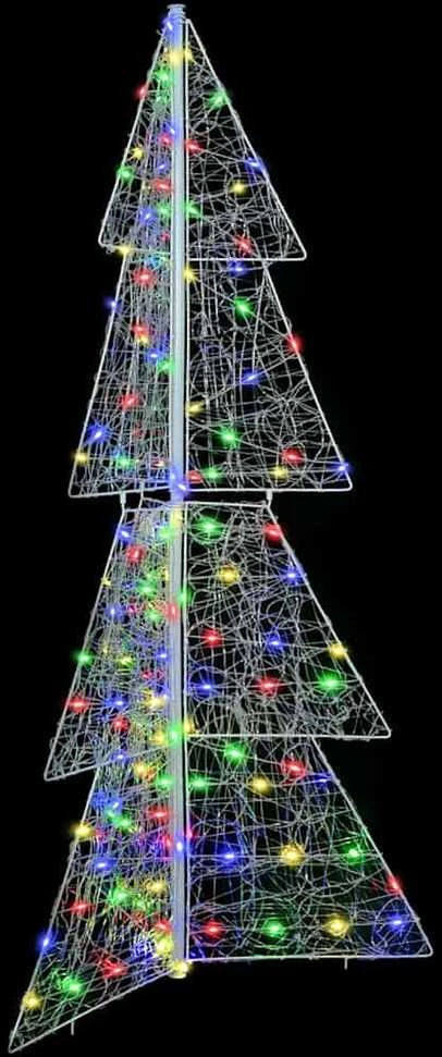 Kalėdų eglutė 160 LED Įvairiaspalvis 150 cm Akrilas