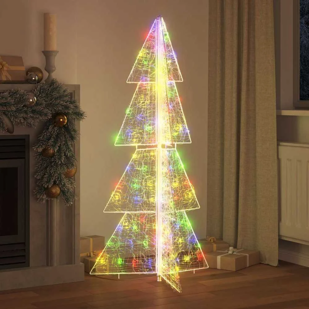 Kalėdų eglutė 160 LED Įvairiaspalvis 150 cm Akrilas