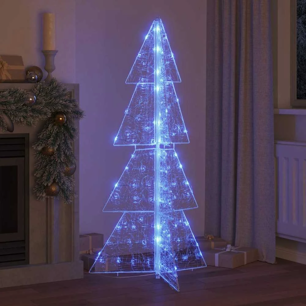 Kalėdų eglutė 160 LED Mėlyna 150 cm Akrilas