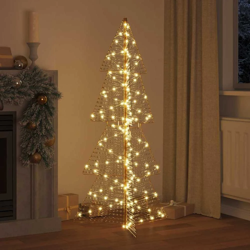 Kalėdų eglutė 160 LED Šilta balta 150 cm PET