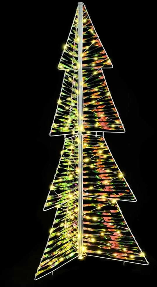 Kalėdų eglutė 160 LED Šilta balta 150 cm PET