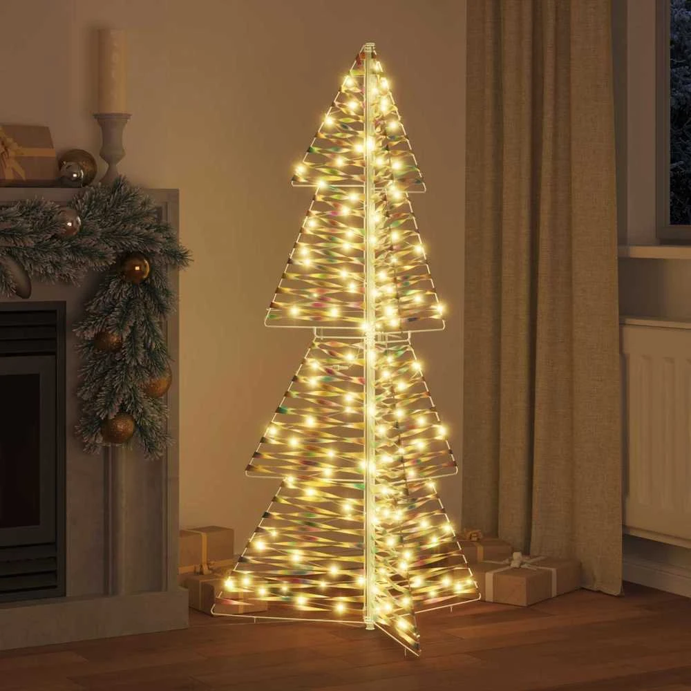 Kalėdų eglutė 160 LED Šilta balta 150 cm PET