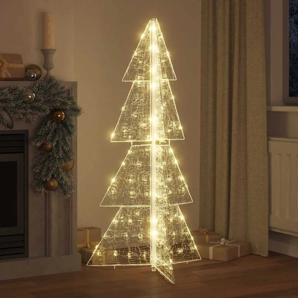 Kalėdų eglutė 160 LED Šilta balta 150 cm Akrilas