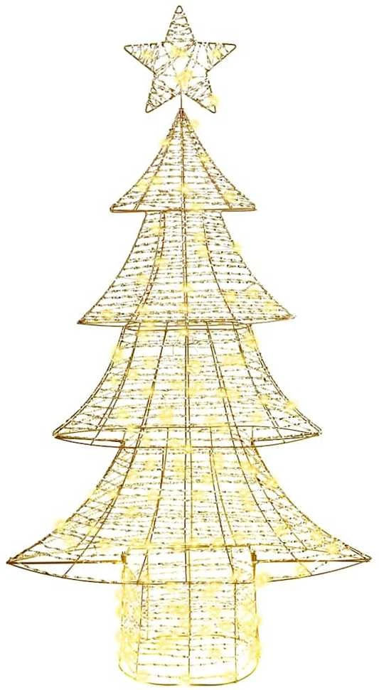 Kalėdų eglutė 160 LED Šilta balta 151 cm PET