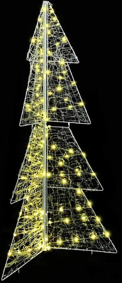 Kalėdų eglutė 160 LED Šilta balta 150 cm Akrilas