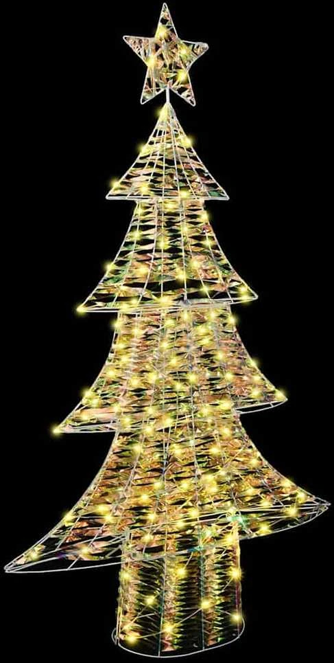 Kalėdų eglutė 160 LED Šilta balta 150 cm PET