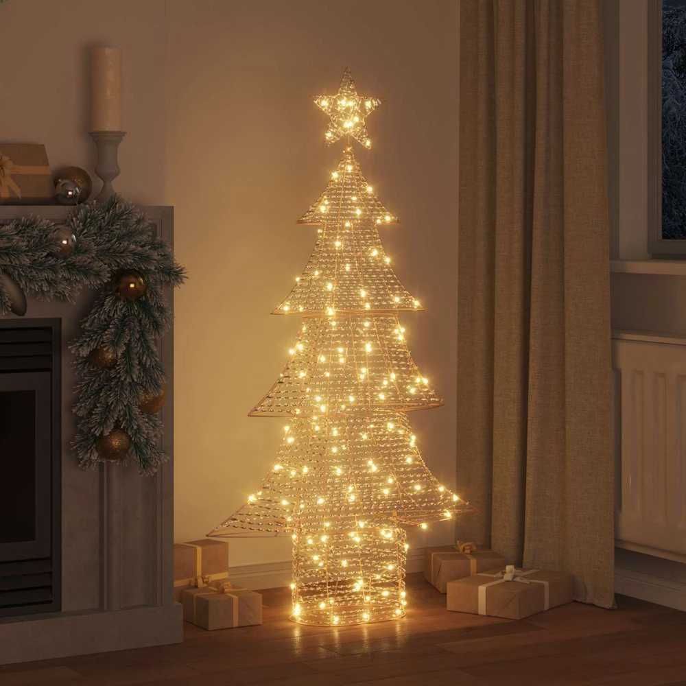 Kalėdų eglutė 160 LED Šilta balta 151 cm PET