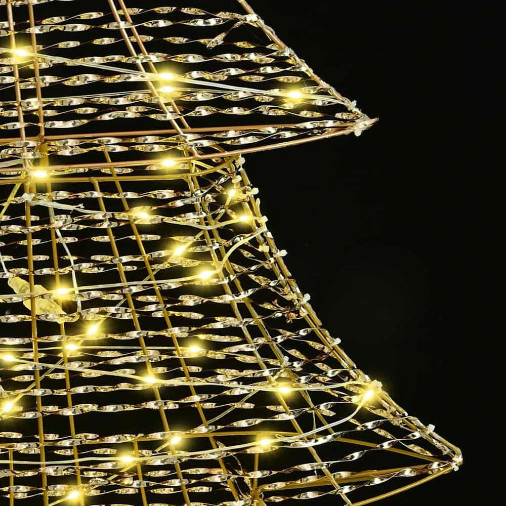 Kalėdų eglutė 160 LED Šilta balta 151 cm PET