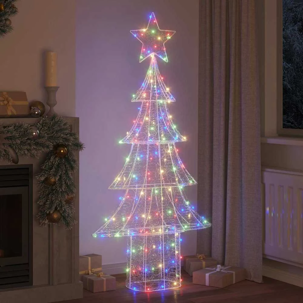 Kalėdų eglutė 240 LED Įvairiaspalvis 180 cm Akrilas