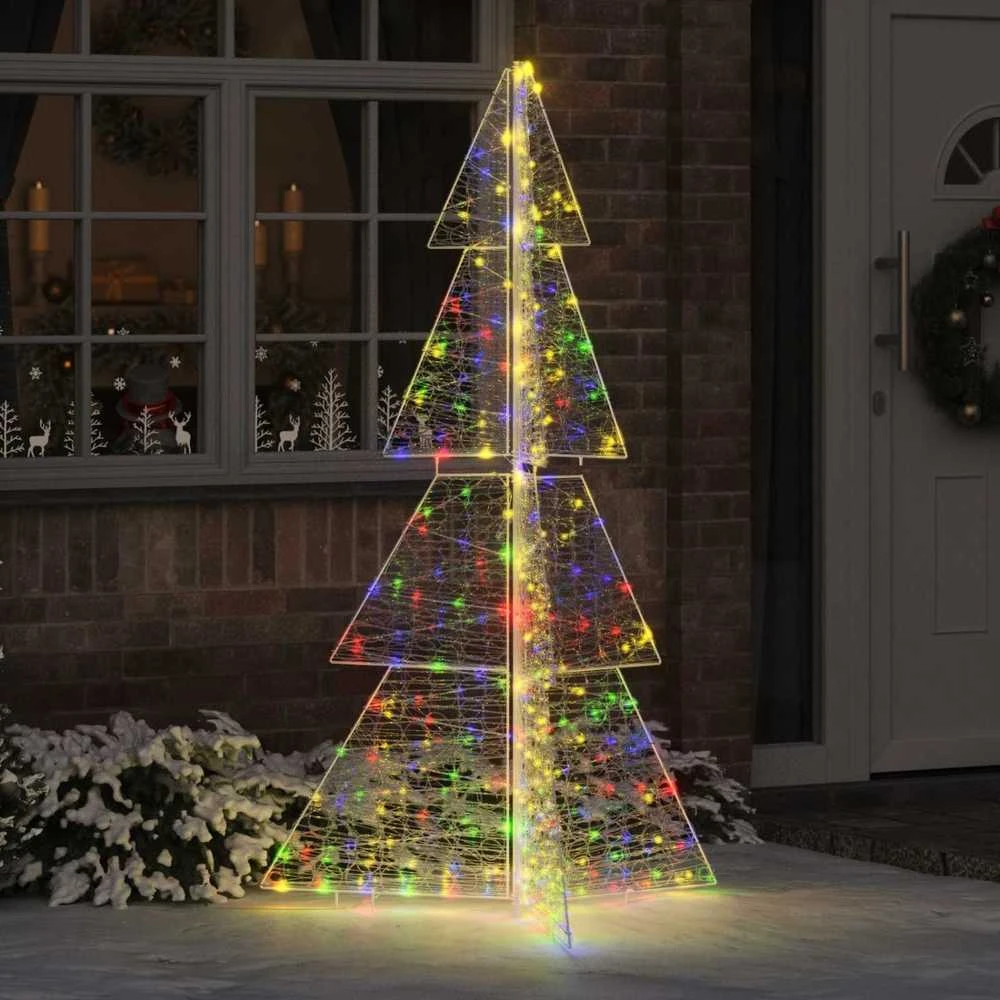 Kalėdų eglutė 240 LED Įvairiaspalvis 180 cm Akrilas