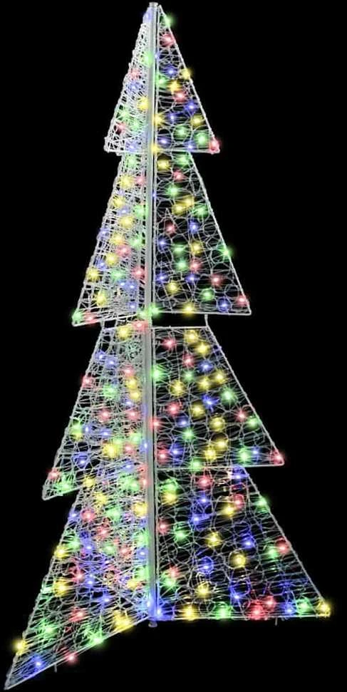 Kalėdų eglutė 240 LED Įvairiaspalvis 180 cm Akrilas