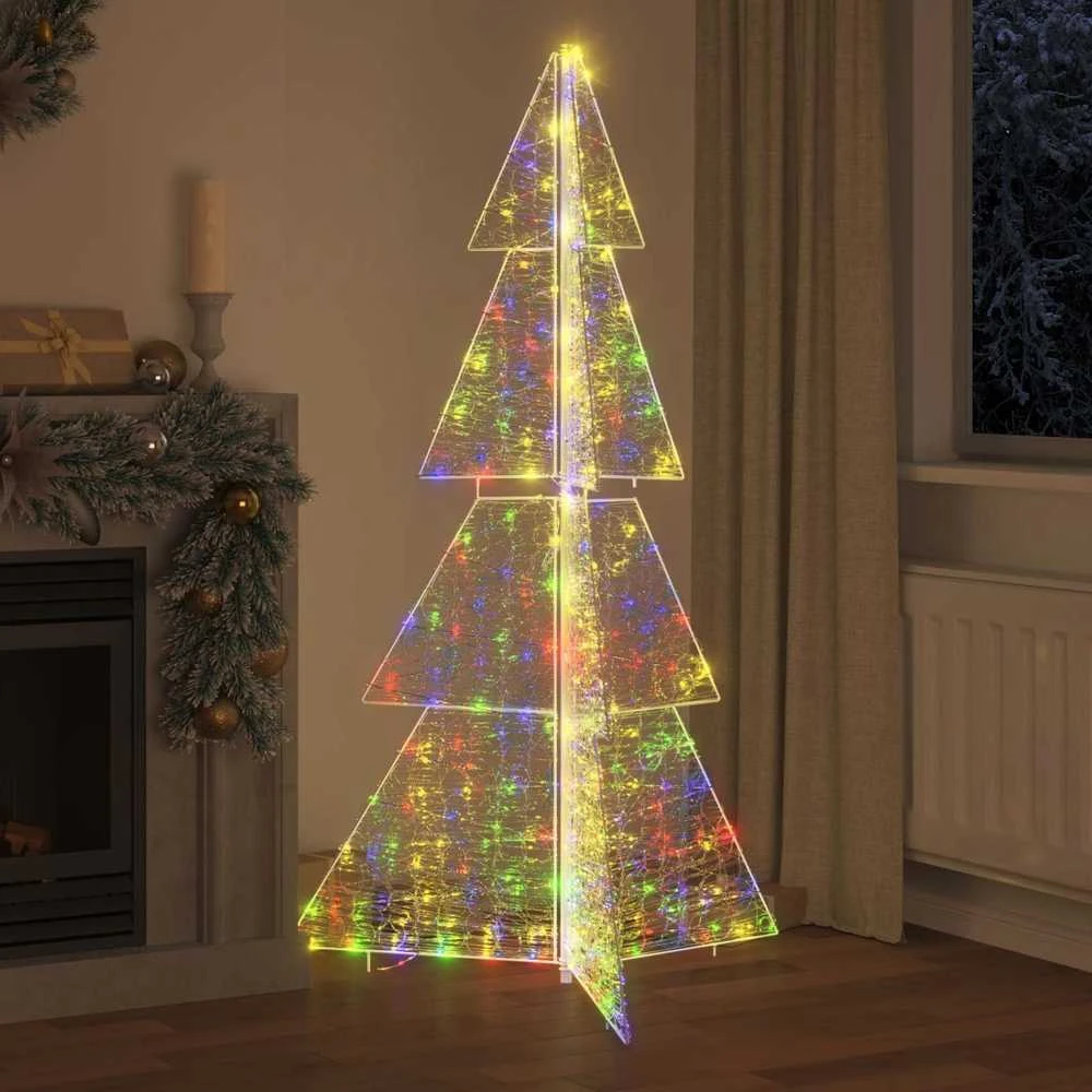 Kalėdų eglutė 240 LED Įvairiaspalvis 180 cm Akrilas