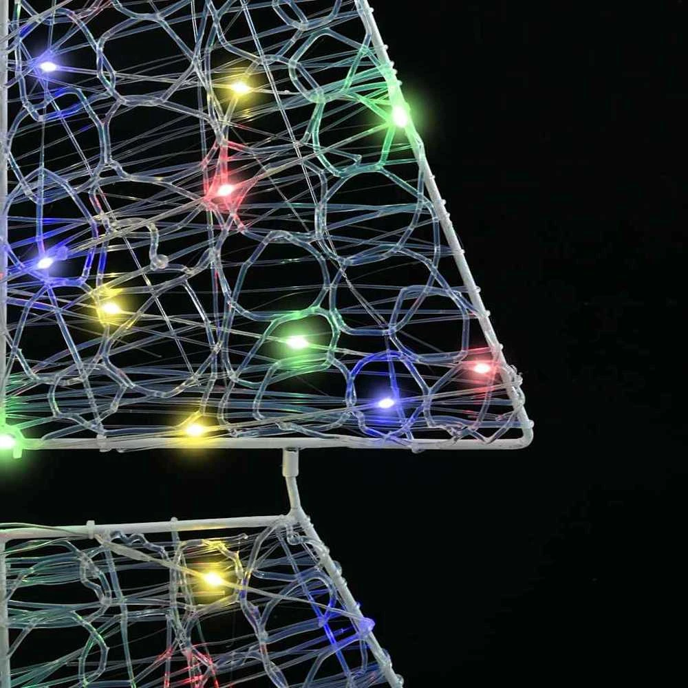 Kalėdų eglutė 240 LED Įvairiaspalvis 180 cm Akrilas
