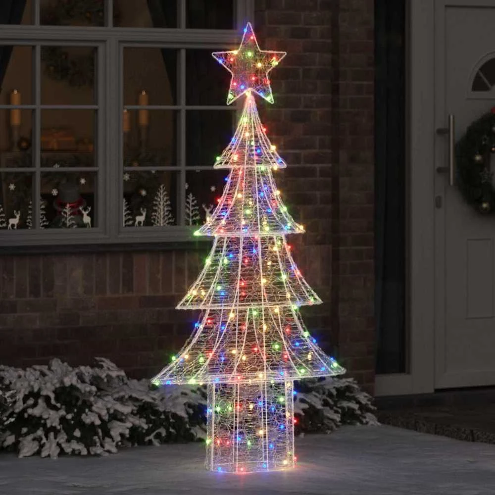 Kalėdų eglutė 240 LED Įvairiaspalvis 180 cm Akrilas