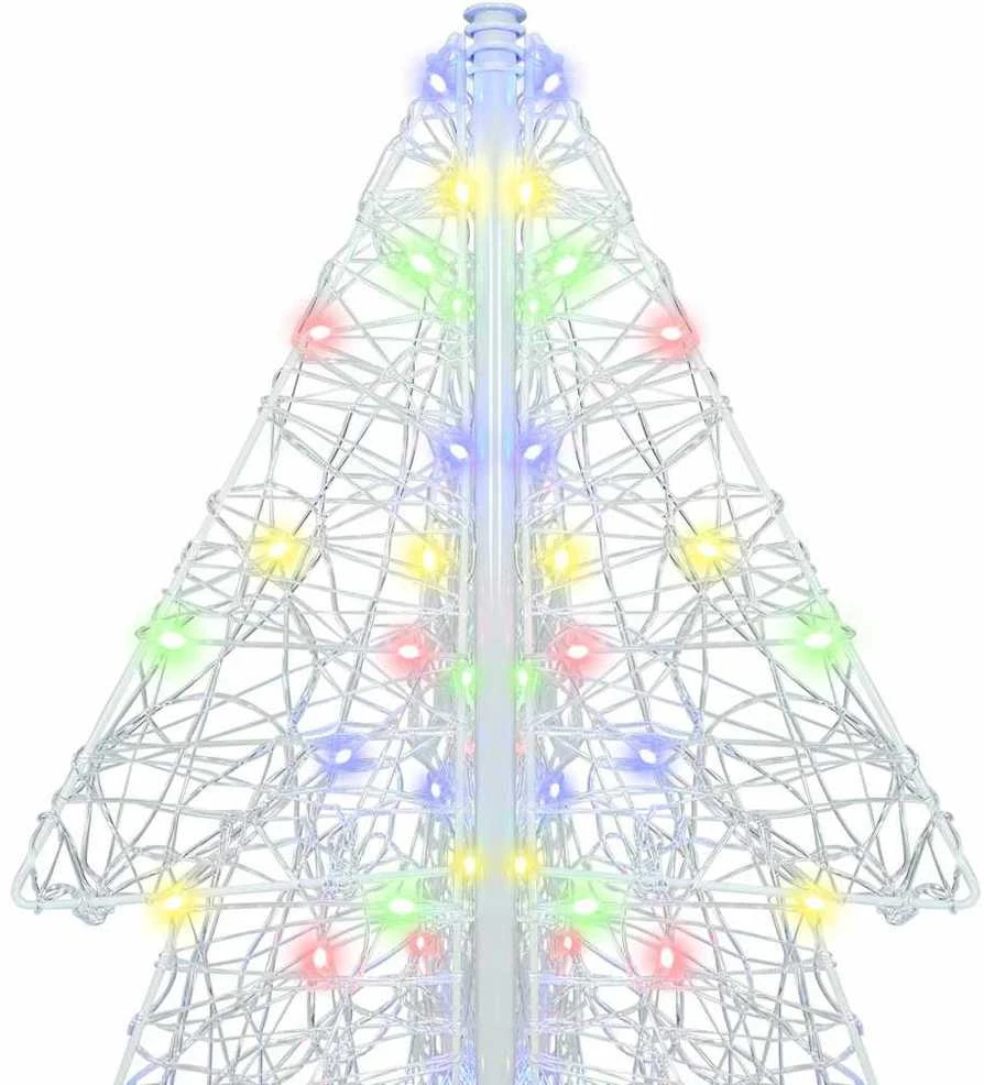 Kalėdų eglutė 240 LED Įvairiaspalvis 180 cm Akrilas